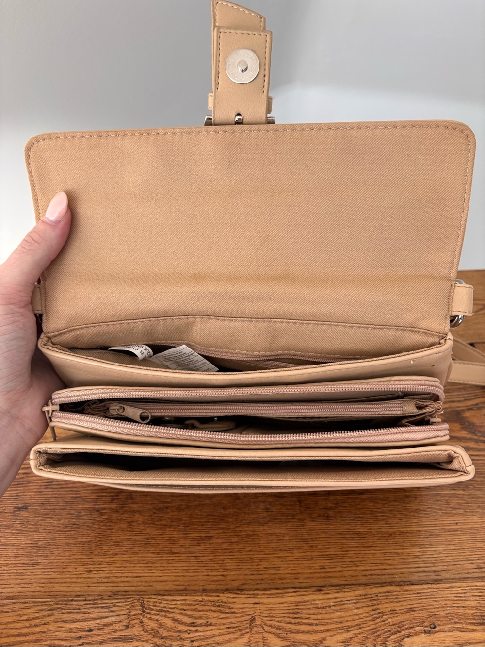 Koltov Beige Crossbody Wallet Bag 🤍 - Picture 7 of 8